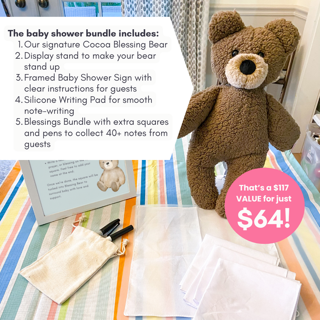 Cocoa Blessing Bear® Baby Shower Bundle