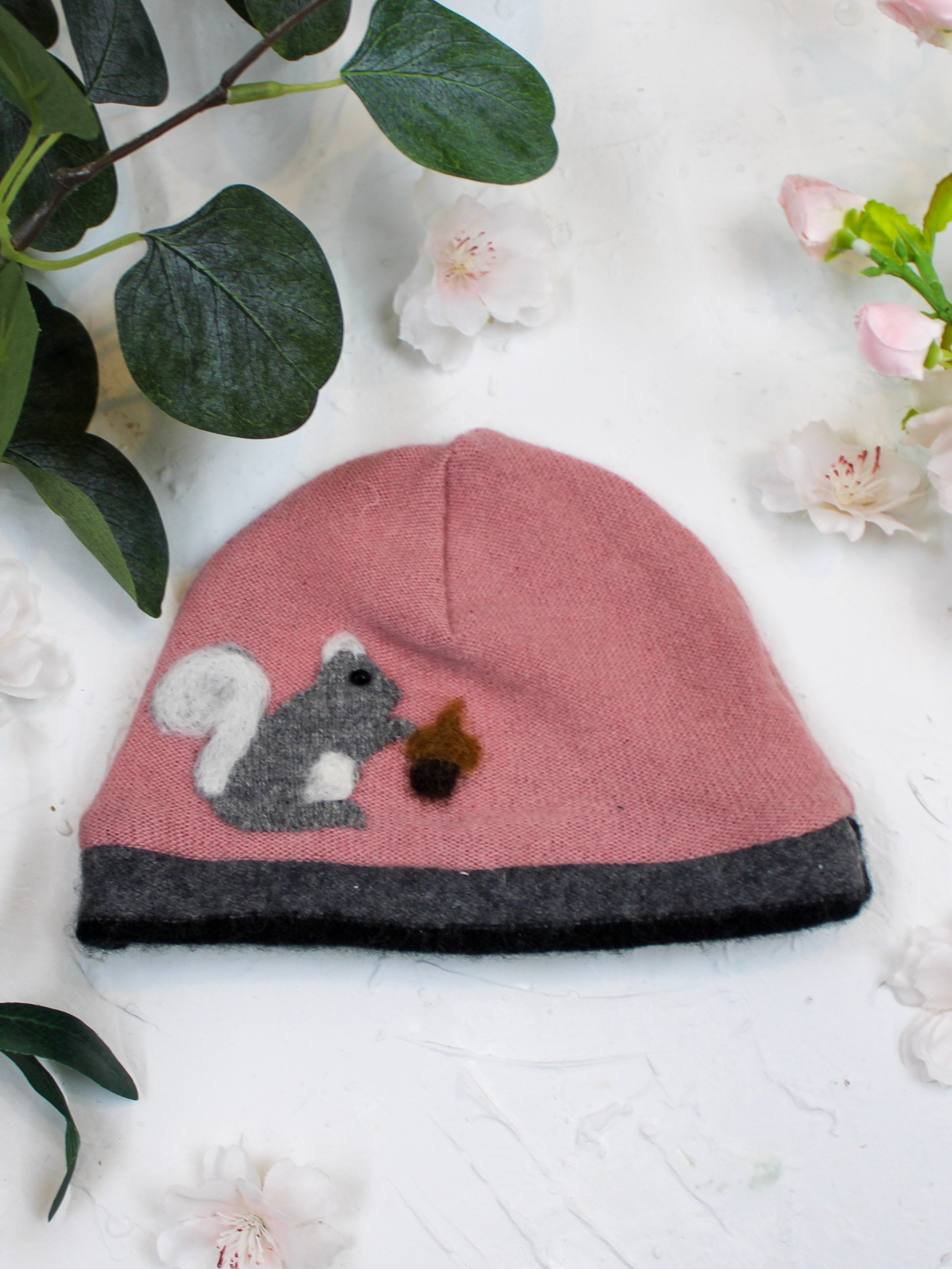 Squirrel Cashmere Hat - Baby
