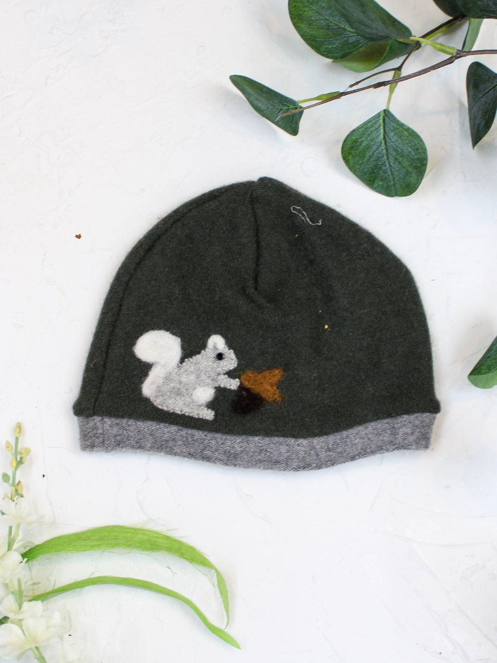 Squirrel Cashmere Hat - Baby